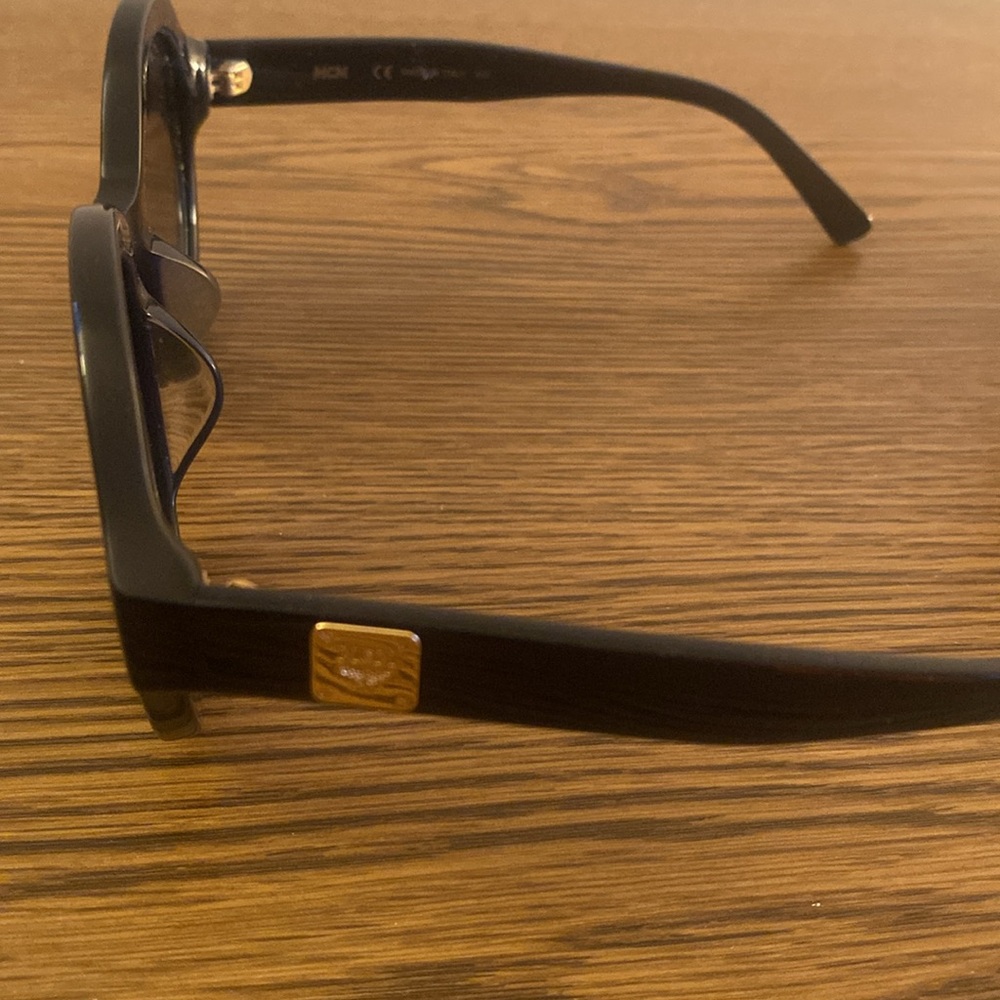 Navy Blue MCM Sunglasses w/ Glasses Case - Picture 7 of 9